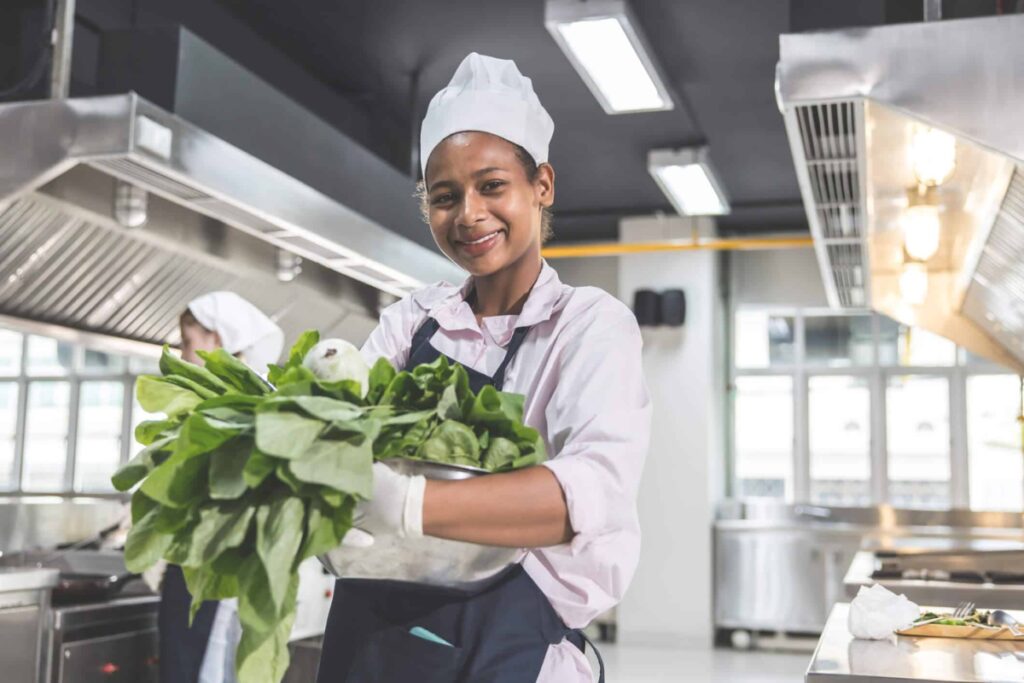 Chef in kitchen Why Tenfold at Prairie City Landing? Senior Living Dining and Culinary Programs Like No Other