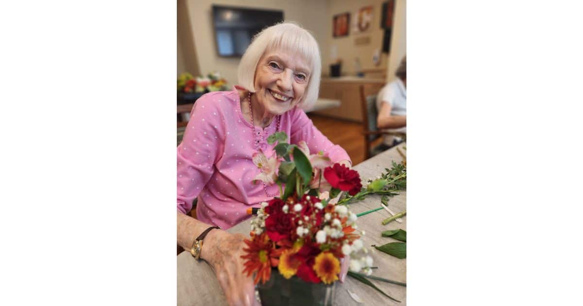 PCL Resident shares a fall floral arrangement