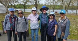 Seniors on a nature walk
